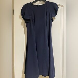 Vince Camuto Navy Dress with Cap Sleeves